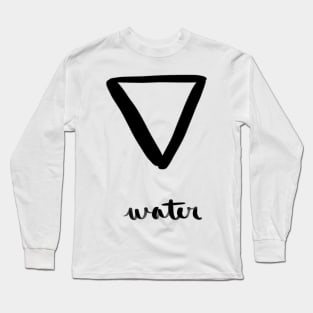 Water Sign Long Sleeve T-Shirt